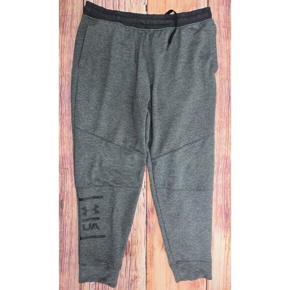 Under Armour Mens ColdGear Loose Fit Gray Polyester Joggers XL - Picture 1 of 8